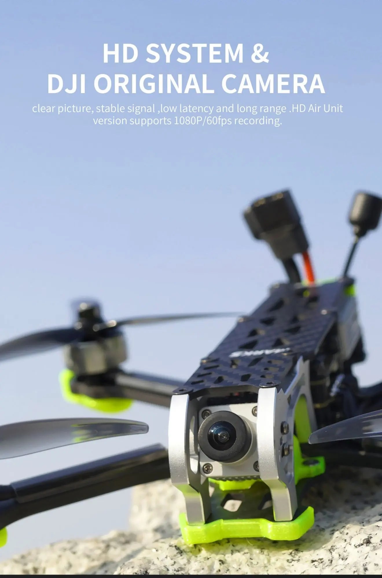 GEPRC MARK5 FPV Drone - HD DJI AIR UNIT Freestyle 4S/6S 5Inch SPEEDX2 2107.5 Motor For RC FPV Quadcopter LongRange Freestyle Drone 11 GEPRC MARK5 FPV Drone, HD SYSTEM & DJI ORIGINAL CAMERA clear picture, stable