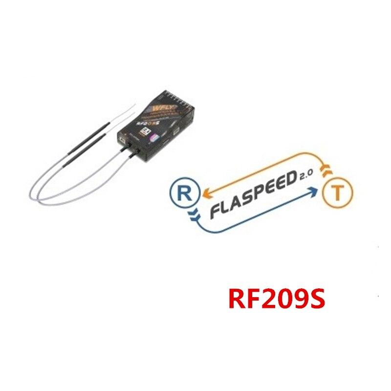 WFLY ET12 2.4GHz Remote Controller 12CH Radio Transmitter with RF209S Receiver For RC Drone Car Boat - RCDrone