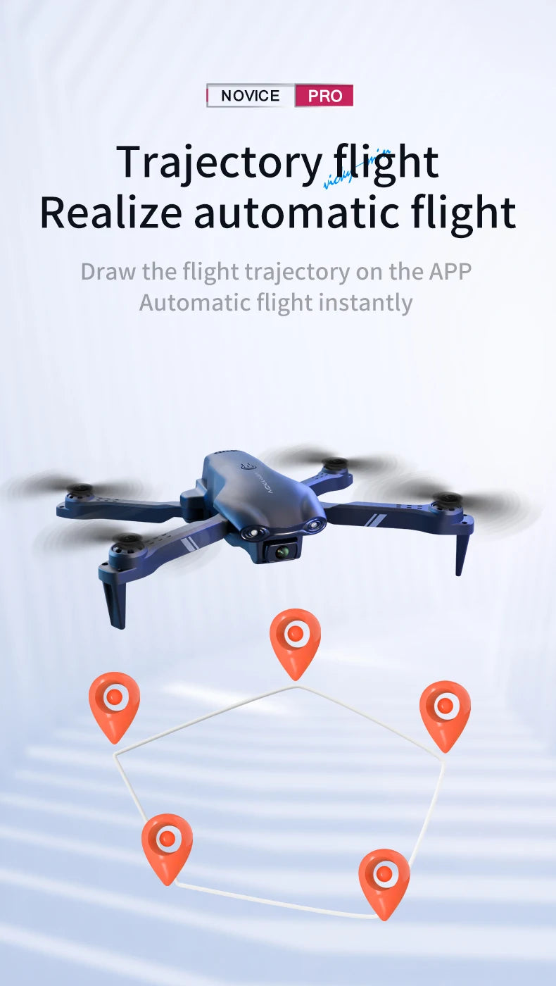 4DRC V13 Mini Drone, novice pro trajectory flight realize automatic flight draw the flight trajectory on the app