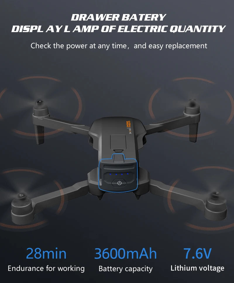 GD91 Max Drone, DRAWER BATERY DISPL AYL AMP OF ELECT