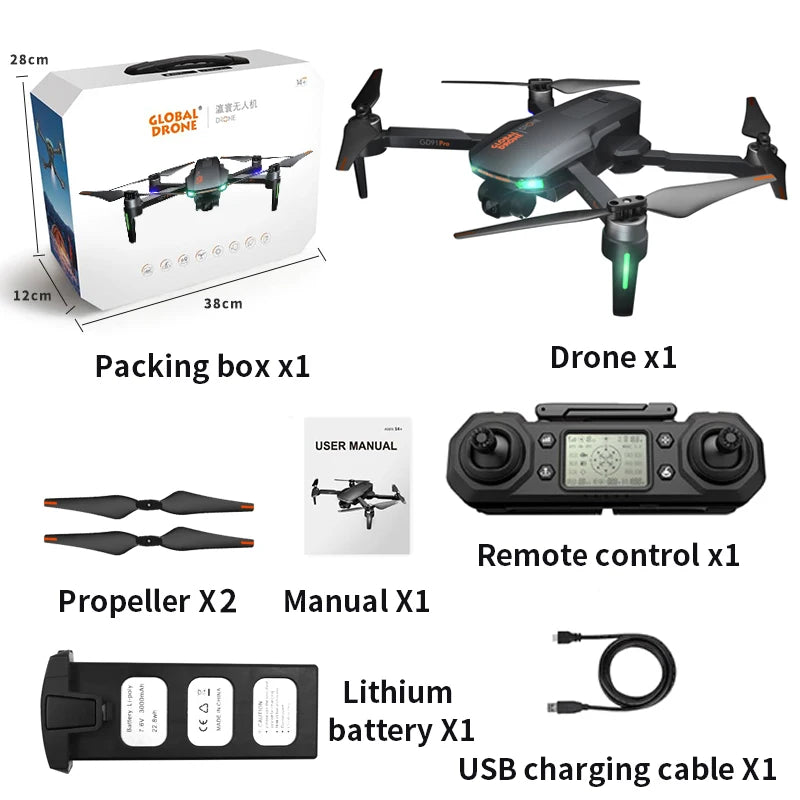 GD91 Max Drone, 28cm AEA" 12cm 38cm Packing box xl