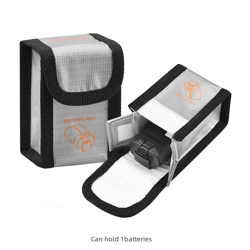 Battery Safe Bag Explosion-Proof Lipo Safety Guard Carrying Cover Storage Case for DJI Mavic Mini/Mini 2/SE Drone Accessories 16 applicable models: for DJI Mavic Mini/Mavic Mini 2/M