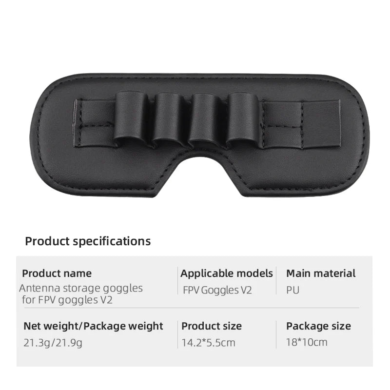 PU for FPV goggles V2 Net weight/Package weight Product size