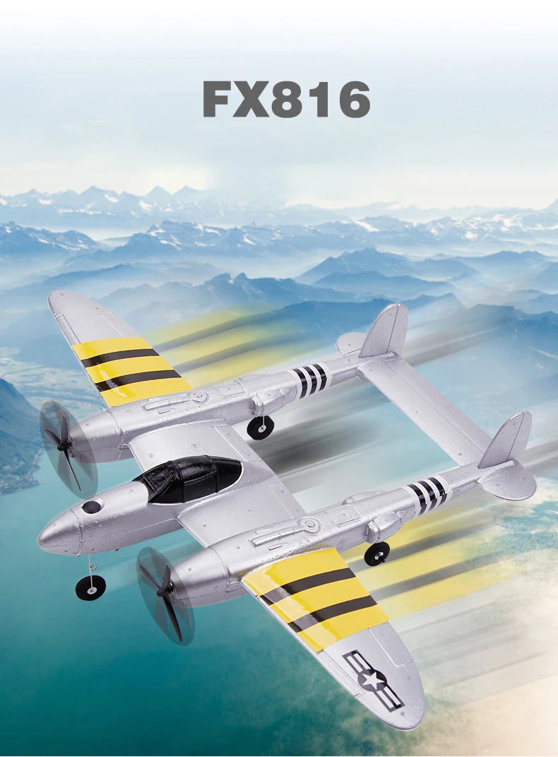 FX-816 P38 RC Airplane SPECIFICATIONS Warning 