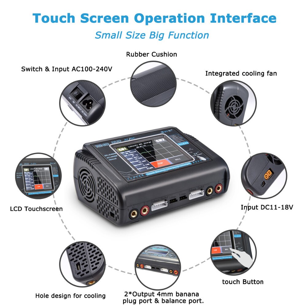 Touchscreen Operation Interface Small Size Big Function Rubber Cushion Switch & Input AC1OO