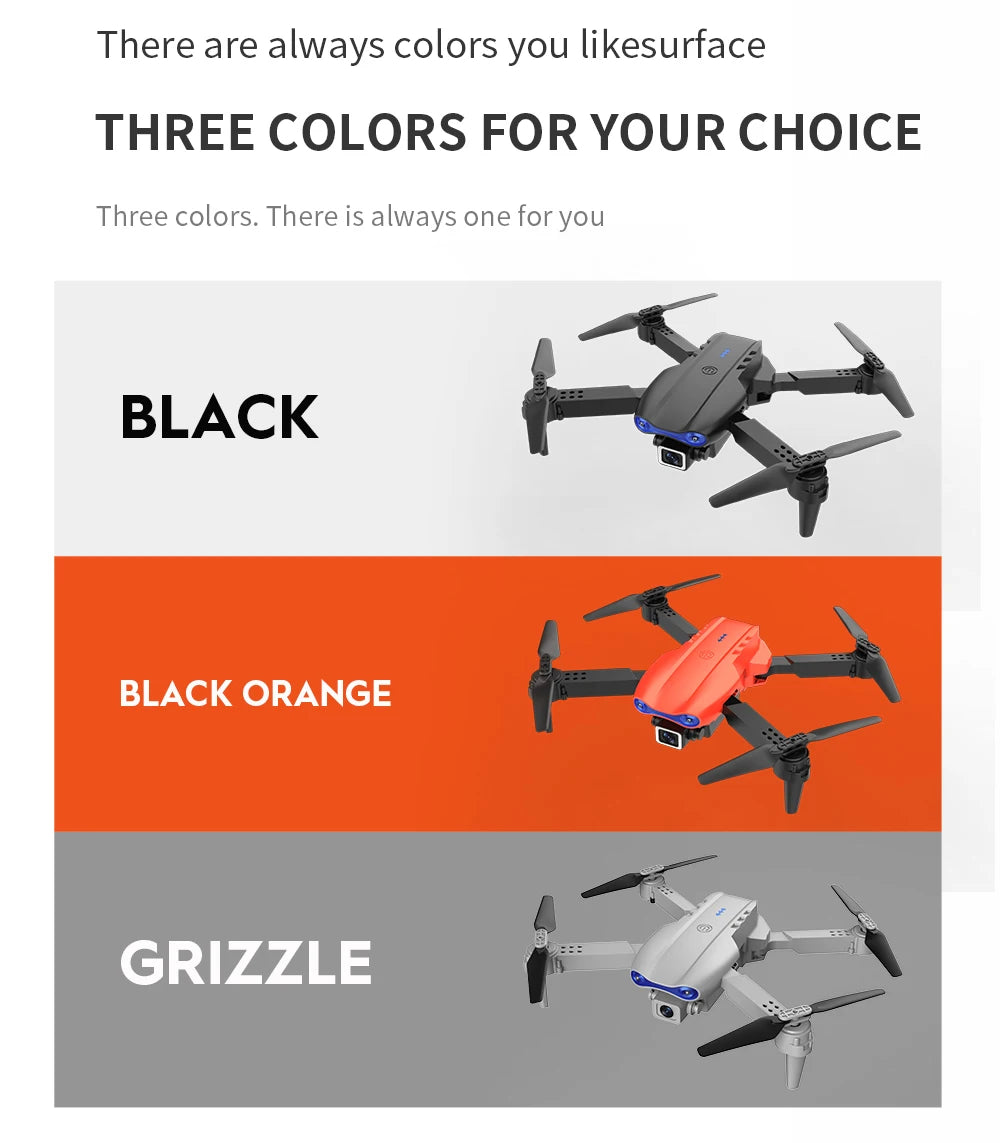 XYRC K3 Mini Drone - 4k HD Wide-Angle Dual Camera WIFI Fpv Air Pressure Altitude Hold Foldable Quadcopter RC Dron Gifts 36 XYRC K3 Mini Drone, there are always colors you likesurface three colors for your choice three colors