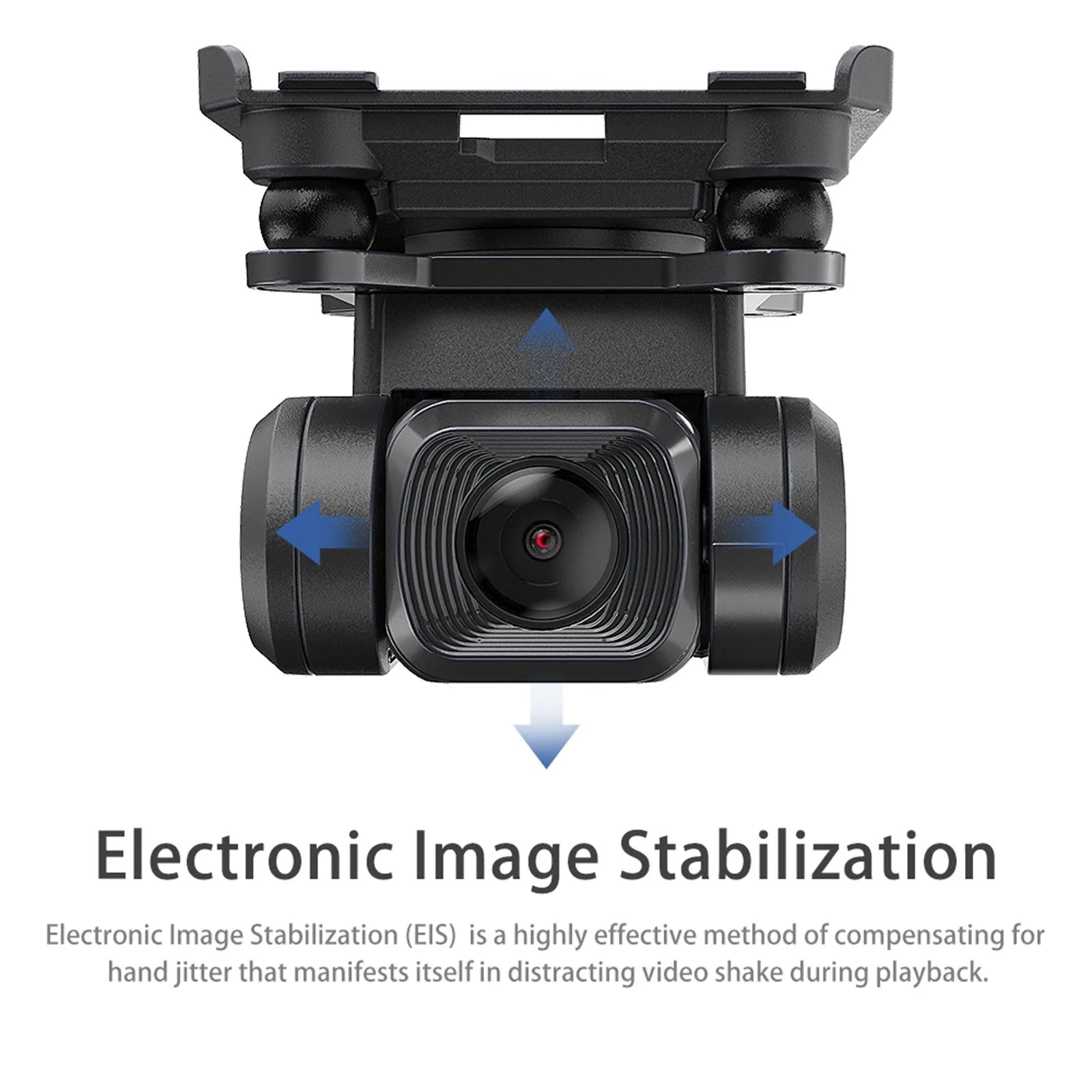 Mjx Bugs 20 Drone, Electronic Image Stabilization (EIS) is a highly effective method of compensating for