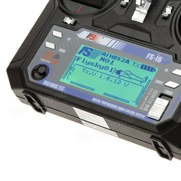 FS-i6 Transmitter Specifications: 6 Channels RF Range: 2.