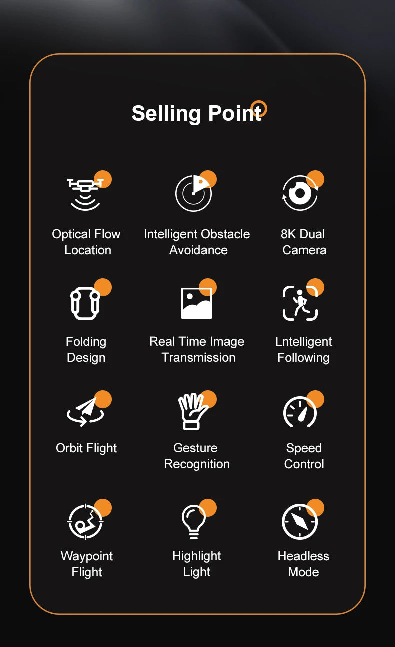 S21 Drone - 4K Dual Camera GPS WiFi RC Quadcopter Toys Drone 8 S21 Drone, optical flow intelligent obstacle 8k dual location avoidance camera folding real time