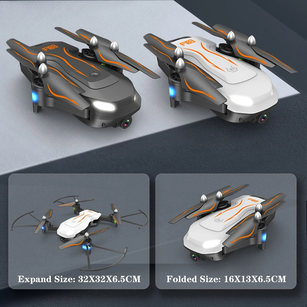 F183 Drone - 4K dual HD Camera Remote Control optical flow Quadcopter Toys 13 F183 Drone, expand size: 32x32x6.5cm folded size: 16