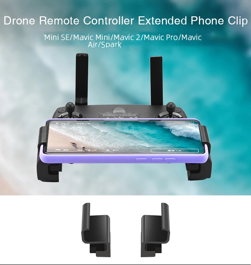 Drone Remote Controller Extended Phone Clip Mini SE/Mavic Mini/Matic 2/