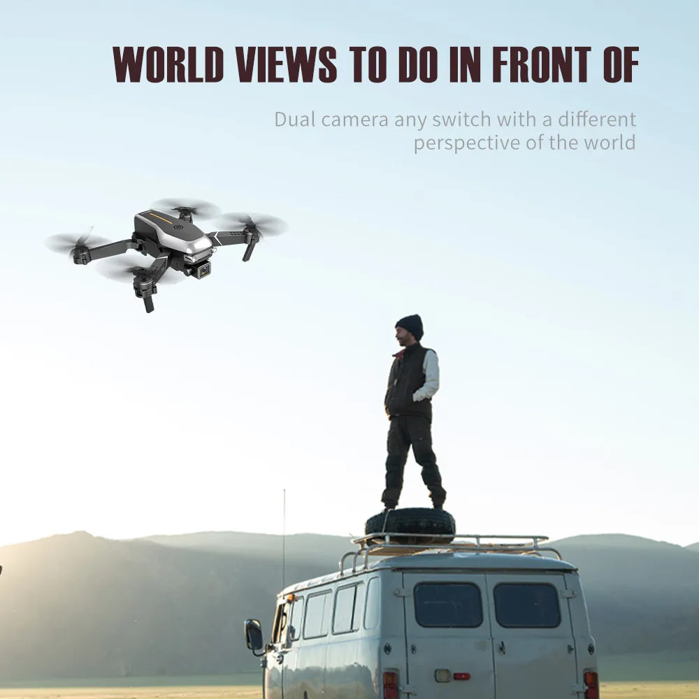 HJ95 Drone - Mini Foldable RC Quadcopter Real Time Transmission Dual 4k Camera Hd Aerial Photography 7 HJ95 Drone - Mini Fold