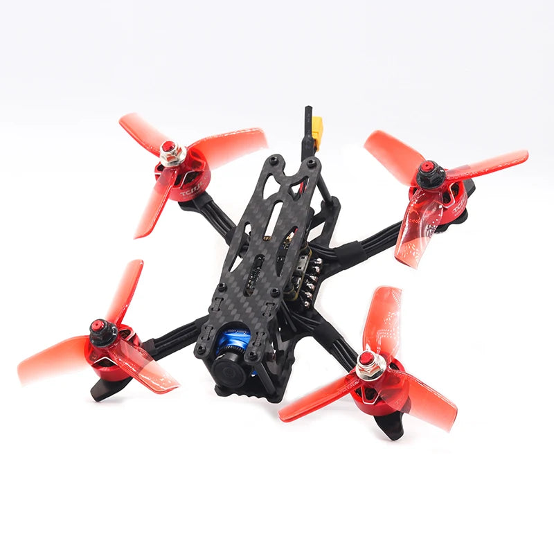 TCMMRC Dolphin Racing Drone, the frame made of high-quality carbon fiber woven has sturdiness and T