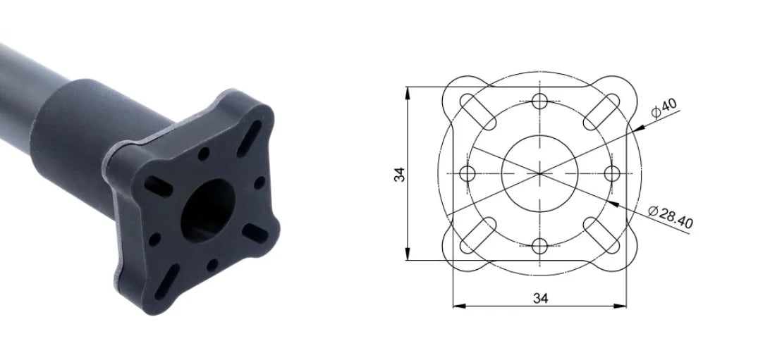 EFT Plant Protection UAV Y-typed Bi-Nozzle - Y Double Head Atomization Sprayers Extension Rod for RC Agricultural Spraying Drone Accessories 14 EFT Plant Protection UAV Y-typed Bi-Nozzle SPECIFIC