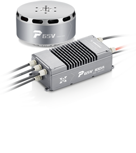 Hobbywing P65M High Voltage Heavy Lift Drone Motor – 400V / 355V 130kg Thrust, 72-Inch Propeller, UAVCAN/RS485 ESC