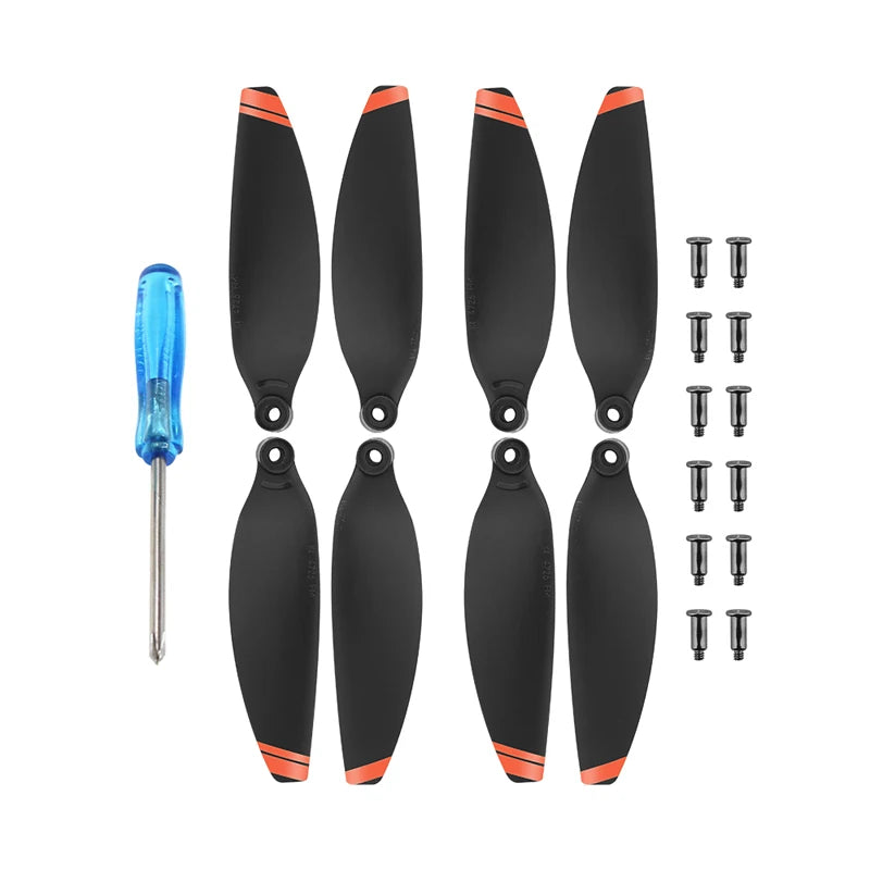 4/8pcs 4726 Propeller for DJI Mini 2/Mini SE Drone Light Weight Props Blade Replacement Wing Fans Parts for DJI Mini 2 Accessory 47 4/8pcs 4726 Propeller, Black Silver, Black Gold, White Red, White Blue, White Yellow