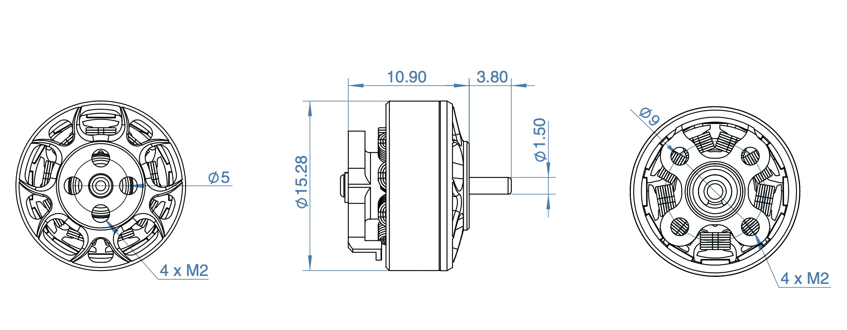GEPRC GR1204 3750kv Motors - Suitable For Toothpick Cinewhoop Series Drone For RC FPV Quadcopter Freestyle Replacement Parts 8 GEPRC GR1204 3750kv Motor, Cells (Lipo): 3750KV @ 3-4S Confi