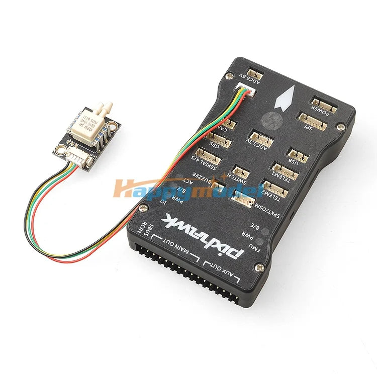 HappyModel Ardupilot Arduplane PITOT Digital AirSpeed Meter Sensor Tube for Pixhawk PX4 Flight Controller RC Multirotor Airplane 14 Unlike the analog differential pressure sensor used by APM, the APM firmware is not
