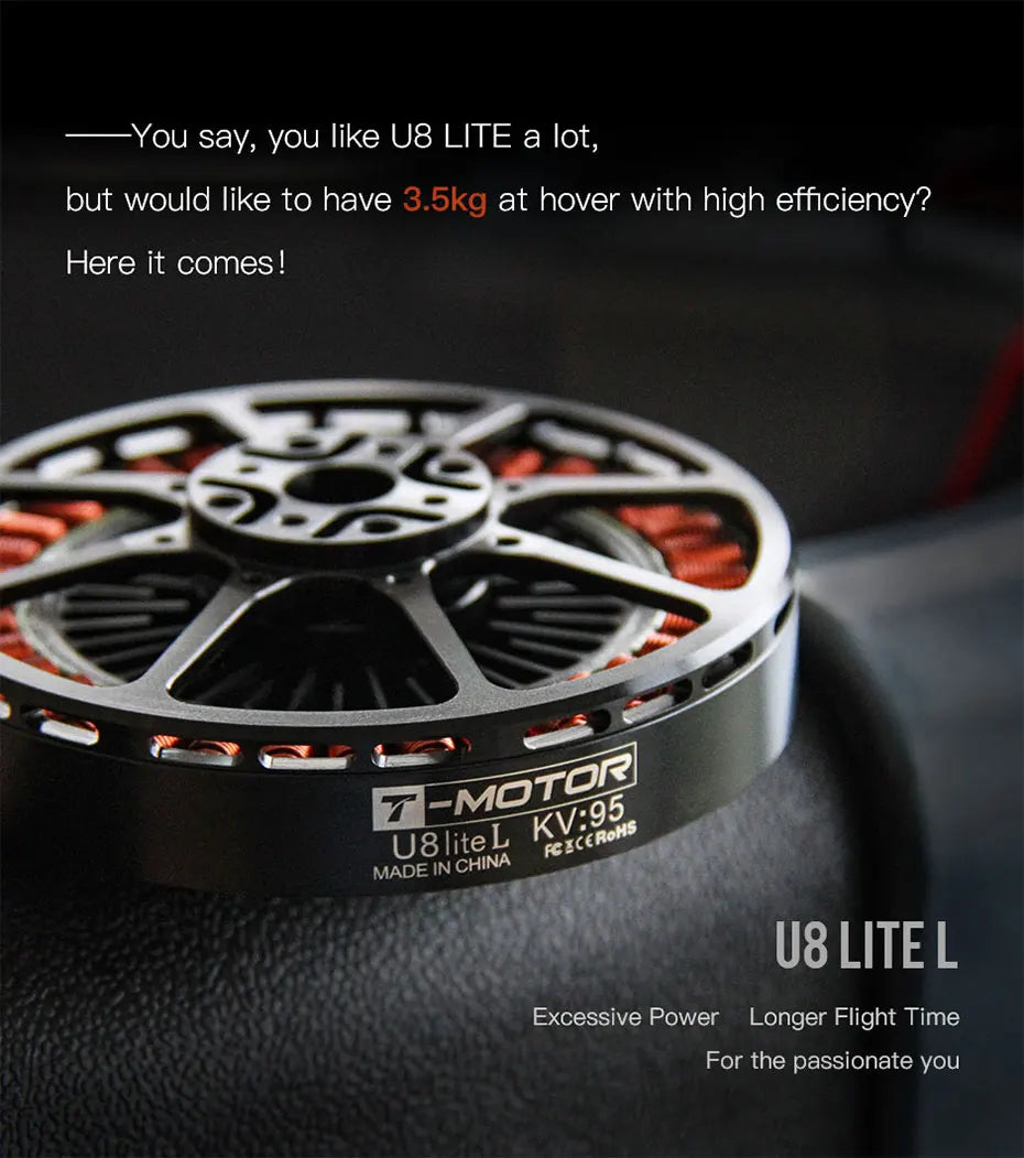 T-motor, U8litel is a lightweight hovercraft that can carry up to 3.5kg
