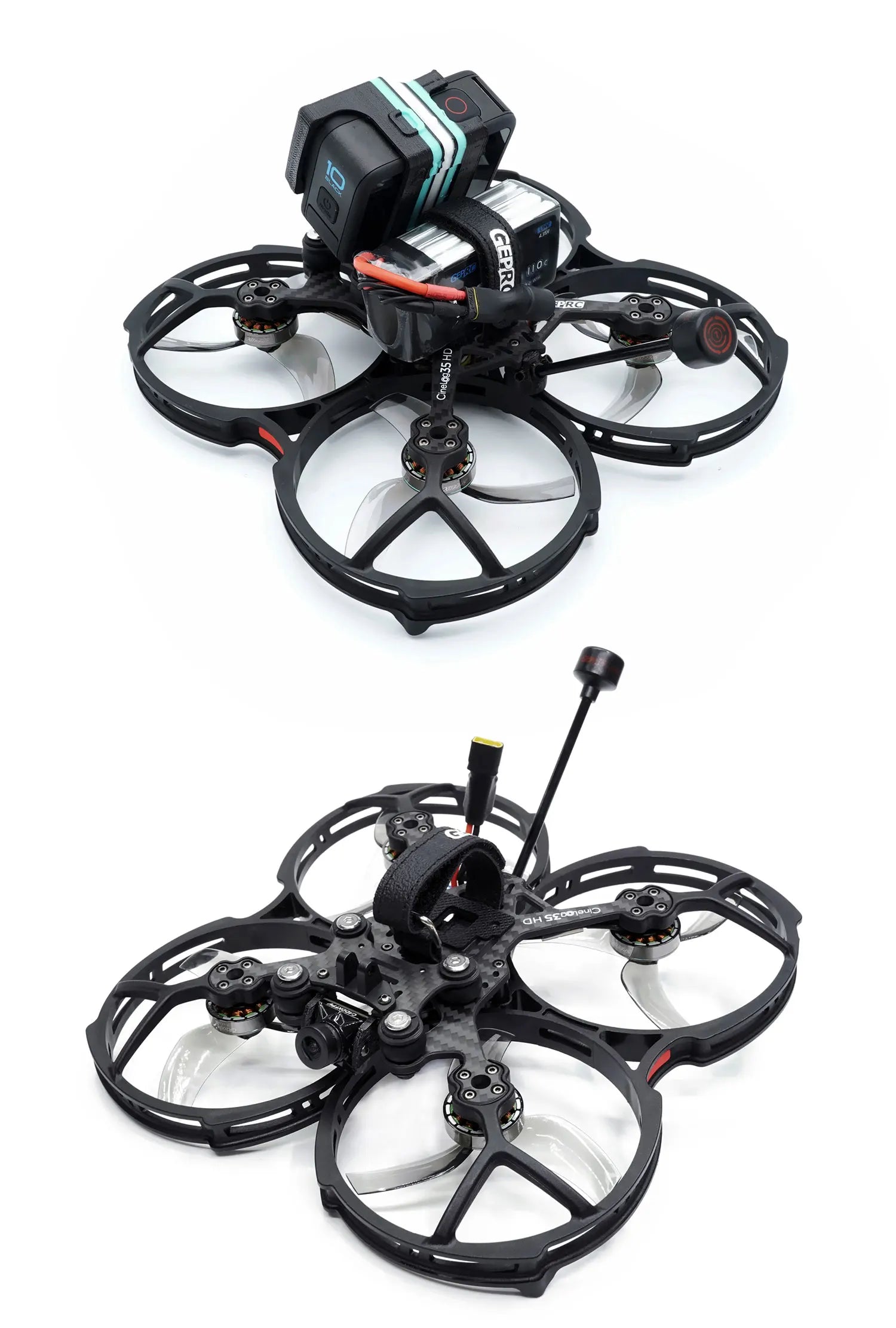 GEPRC CineLog35 FPV Drone - HD WITH Vista Nebula Pro System 4S/6S Cinewhoop GR2004-1750KV / 2550KV For RC FPV Quadcopter Freestyle Drone 23 GEPRC CineLog35 FPV Drone - HD WITH Vista Nebula
