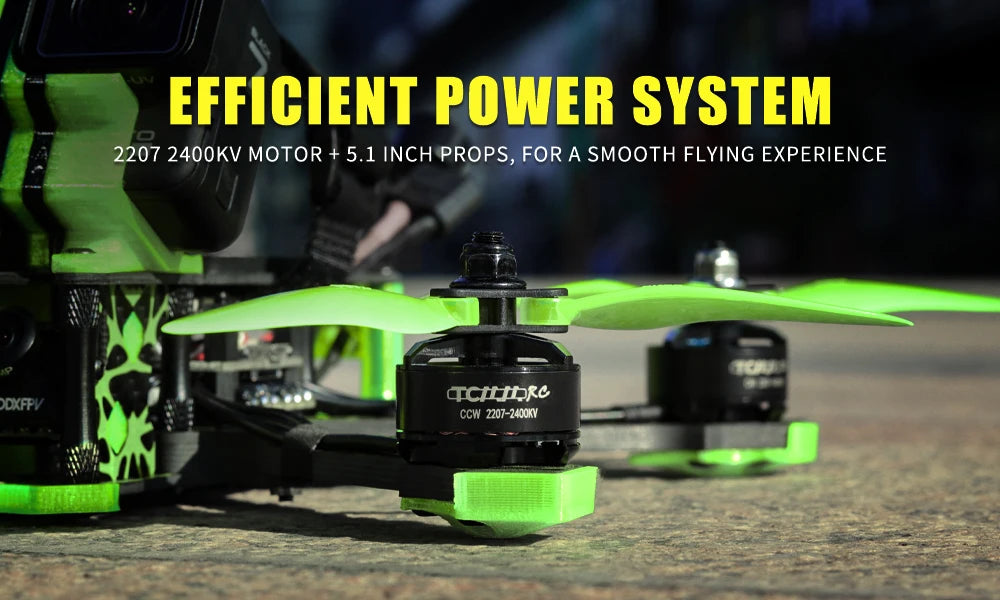 TCMMRC Metsaema215 - FPV, TCMMRC Metsaema215 , EFFICIENT POWER SYSTEM 2207 2400KV MOTOR 5.1