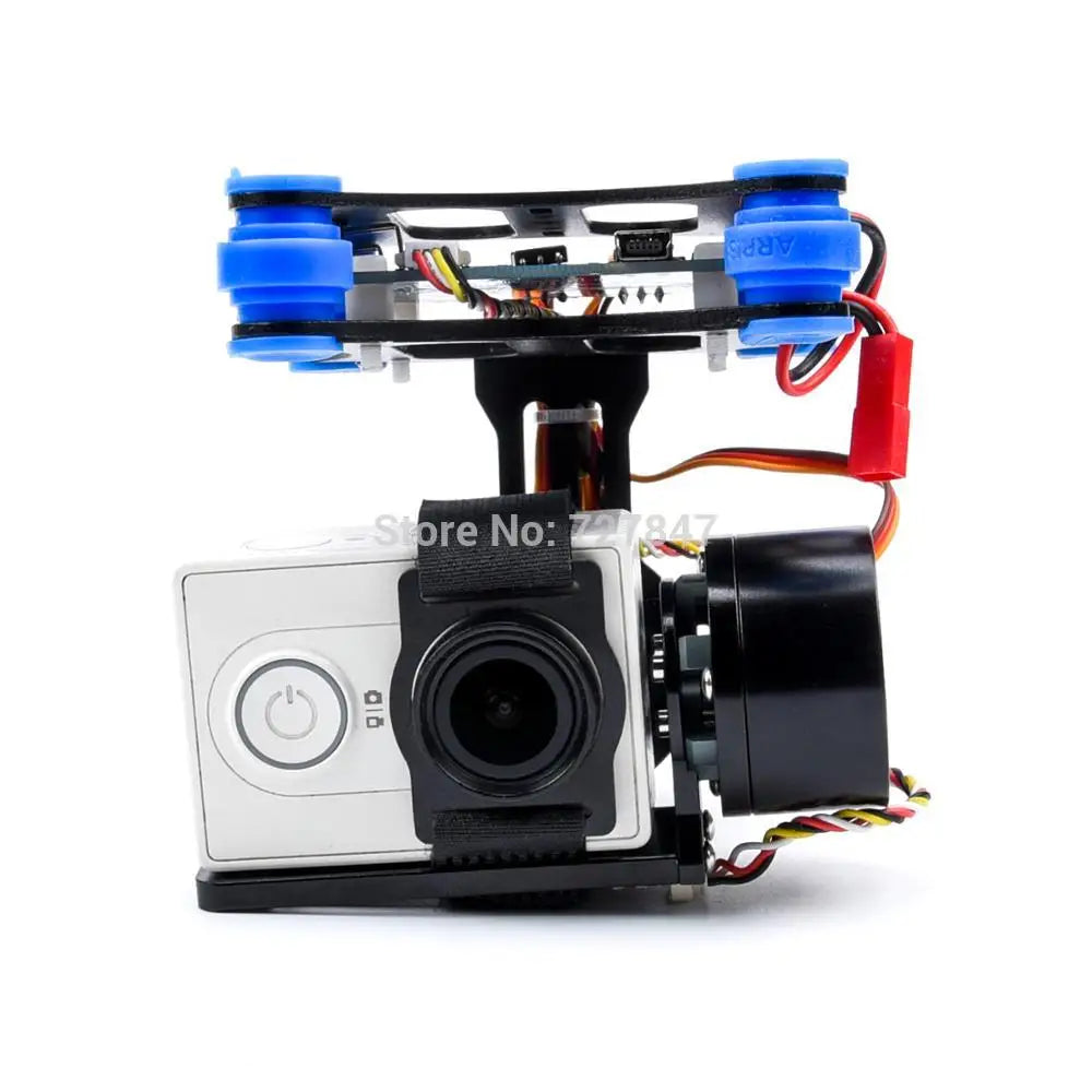 RTF 2 Axis Metal Brushless Gimbal, 4.The gimbal should not touch any other things after powered on