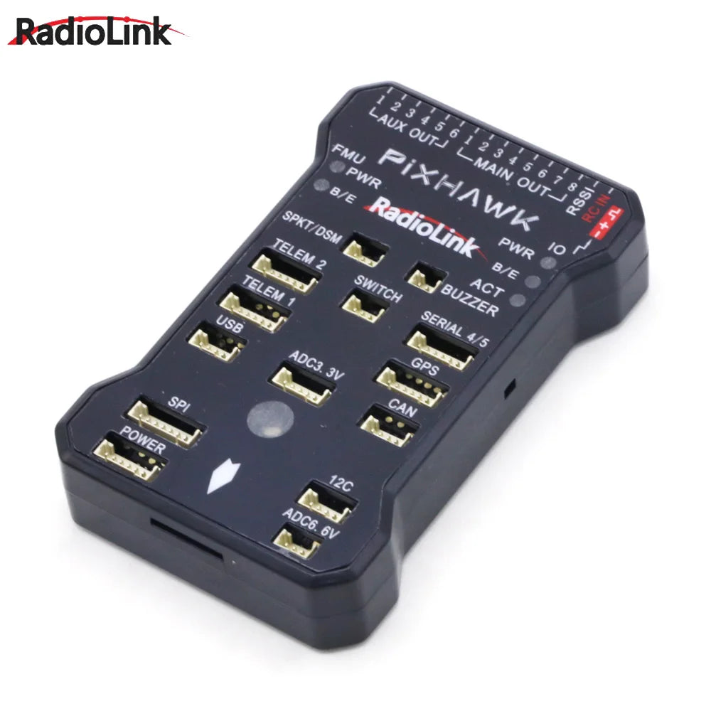 Radiolink Pixhawk PIX APM Flight Controller - With M8N GPS Buzzer 4G SD Card Telemetry Module For RC FPV Drone Quadrocopter Toys 19 Radiolink Pixhawk PIX APM Flight Controller, • Helicopter, fixed wing, multi-rotor and RC car can be