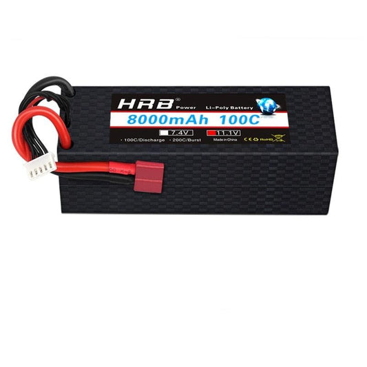 HRB Lipo 8000mah Battery 3S2P -  XT150 AS150 XT60 XT90-S T Deans EC5 XT90 Hardcase For Car Racing Heli Airplane RC Parts