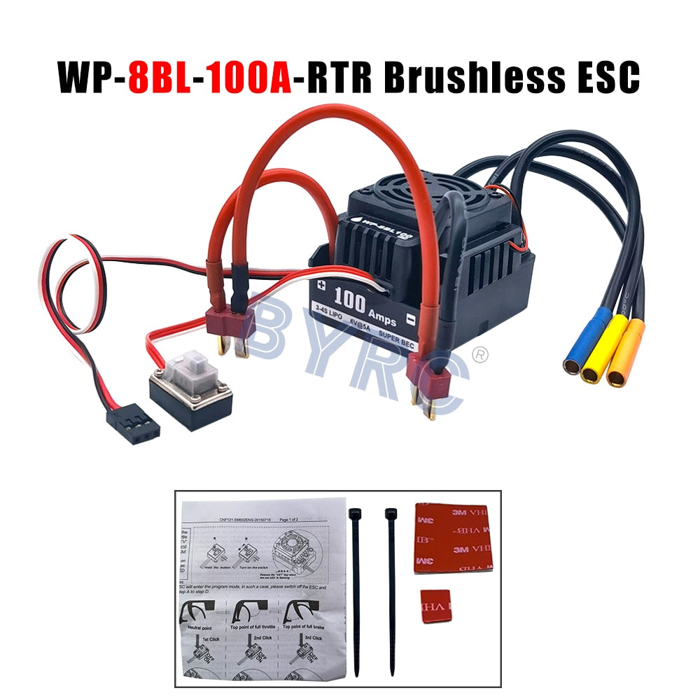 WP-8BL-1OOA-RTR Brushless ESC OM Vi Wc