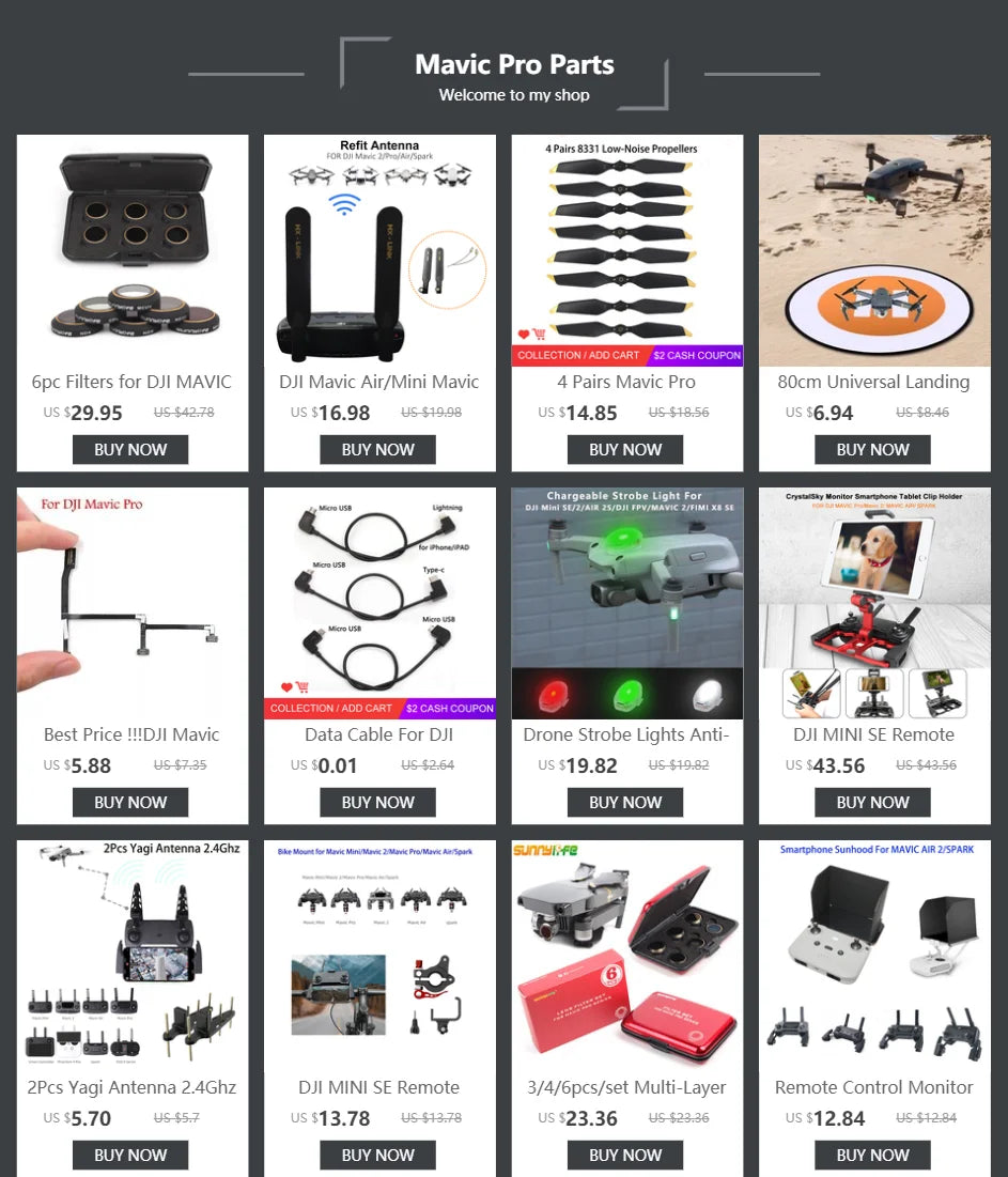 Night Lamp For DJI Mavic Pro - Flash LED, Night Lamp For DJI Mavic Pro, WDJI Mavic Data Cable For DJI Drone Strobe Lights Anti-