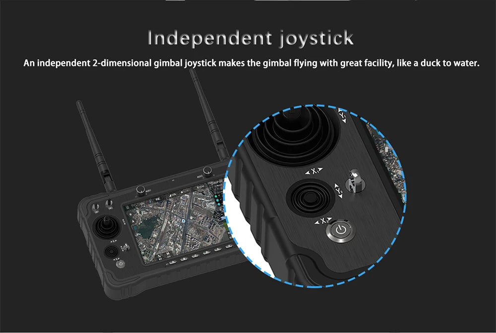 gimbal joystick is an independent 2-dimensional joystick . it makes the 