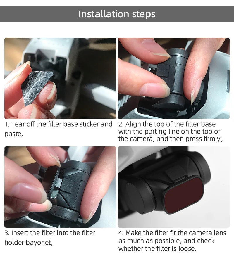 for DJI Mavic Mini 1/SE Filters ND4 ND8 ND16 ND32 Set Camera Neutral Density Lens Filter for DJI Mavic Mini 2 Camera Accessory 19 for DJI Mavic Mini 1/SE Filter, DJI Mavic Mini 1/SE Fil