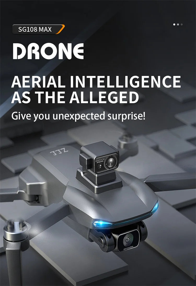 SG108 MAX - 4K Mini Drone 2-Axis Gimbal Professional Camera 5G WIFI FPV Dron Brushless 1.2km Rc Quadcopter 7 sg108 max drone aerial intelligence as the alleged give you