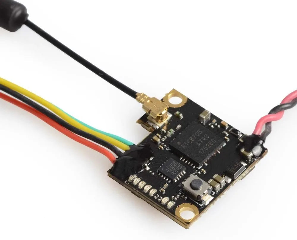 AKK NANo3/X5 VTX - 5.8GHZ 40CH 25/50/100/200mW Switchable Micro FPV Transmitter/IPEX antenna/regular cable 10 AKK NANo3/X5 VTX, product features: 25mW and 200mW switchable One button frequency and power setup OS