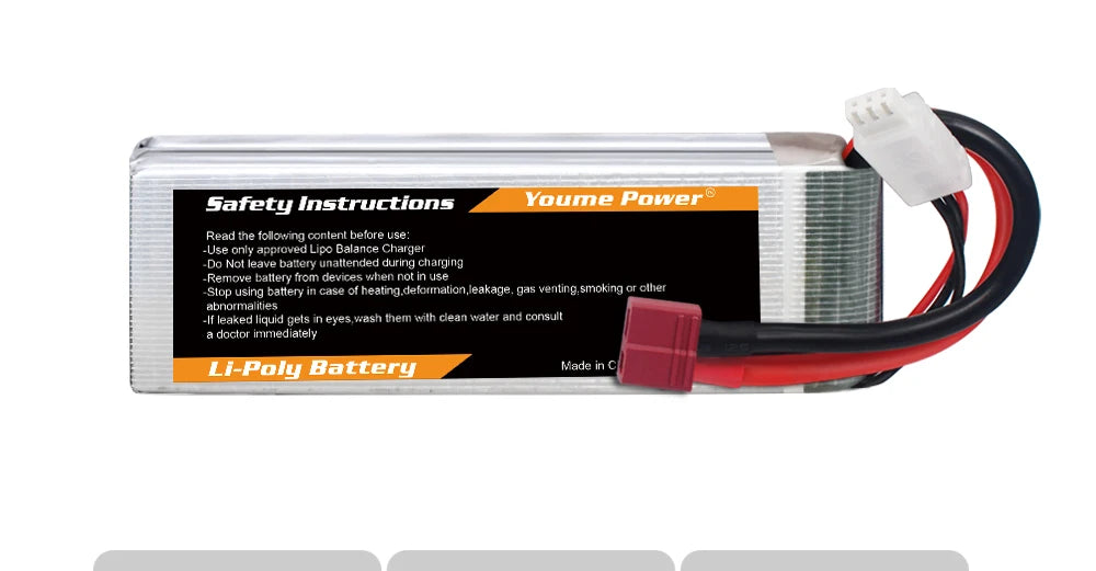 2PCS Youme 7.4V 2S Lipo Battery, %esh Inem #ilh dlean Kate: consult doctor in