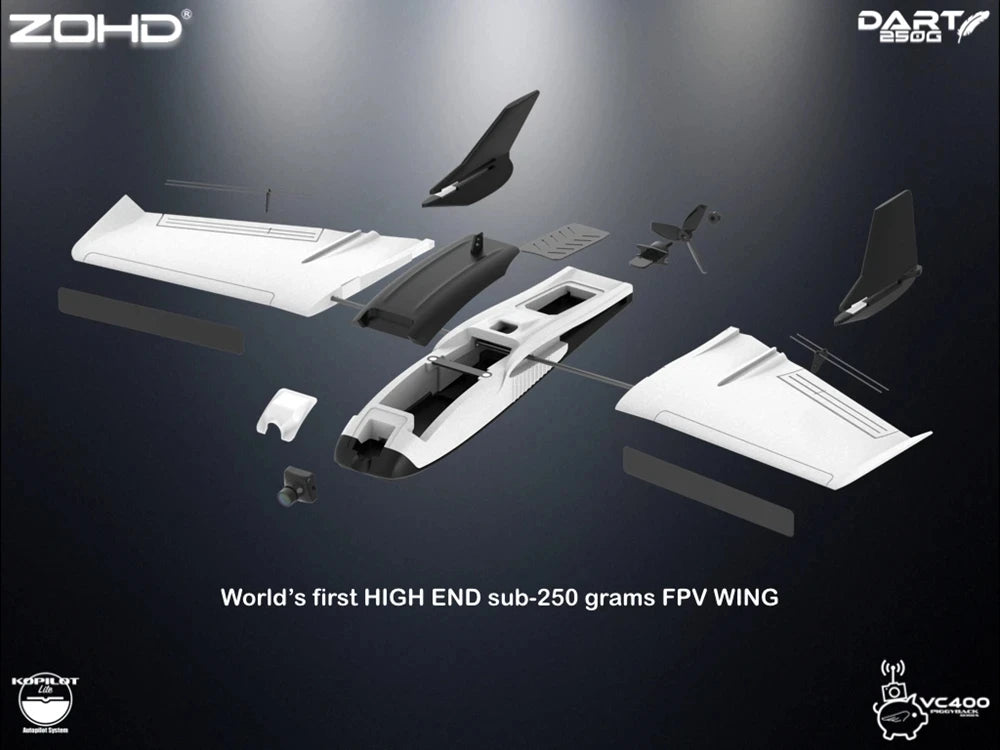 ZOHD Dart Wingspan RC Airplane, ZOHID7 DDszt( World 's first HIGH END sub