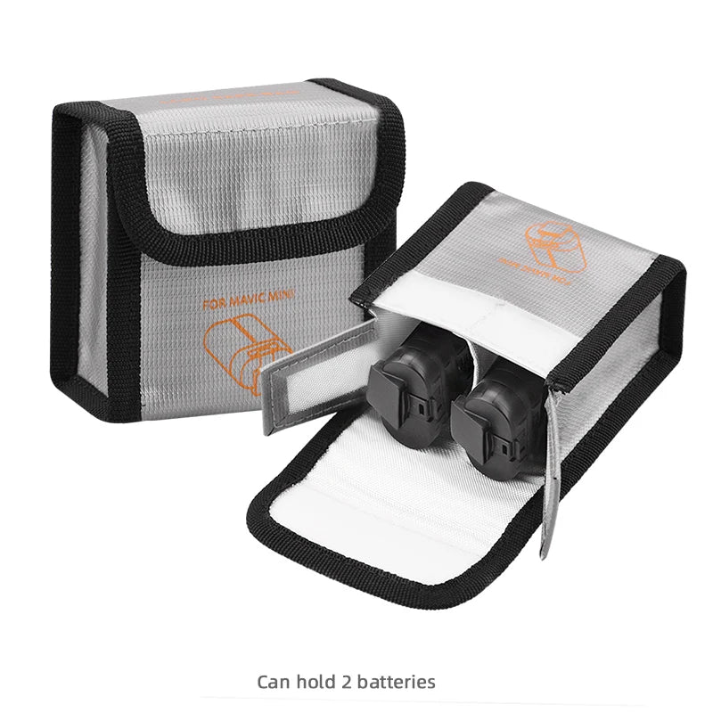 Battery Safe Bag Explosion-Proof Lipo Safety Guard Carrying Cover Storage Case for DJI Mavic Mini/Mini 2/SE Drone Accessories 15 Battery Safe Bag Explosion-Proof Lipo Safety Guard Carrying Cover Storage Case for DJ