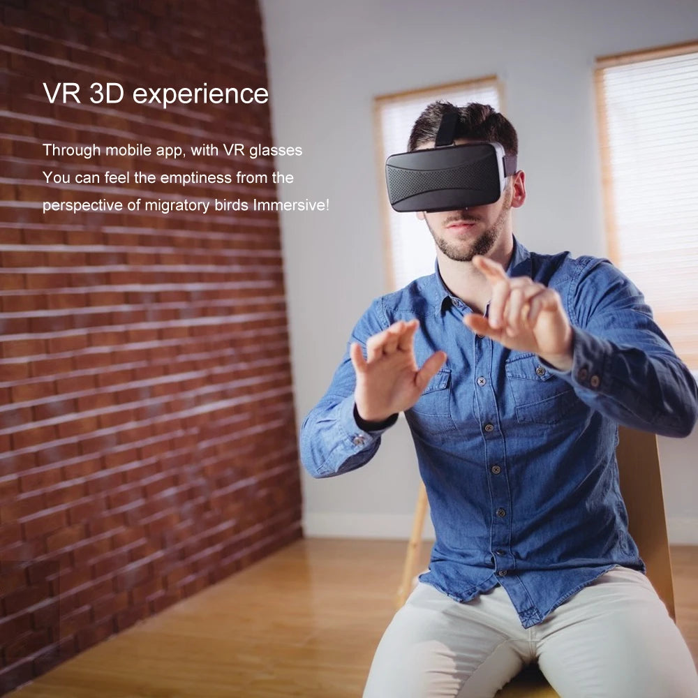 vr glasses allow you to feel the emptiness from the