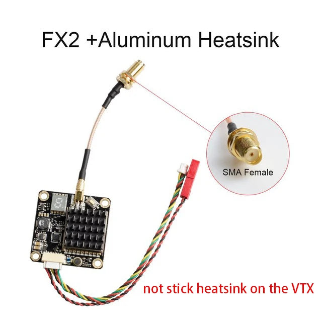 FX2 +Aluminum Heatsink SMA Female not stick heatsink