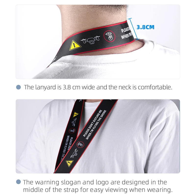 Remote Controller Neck Strap for DJI Mavic 3/Mini 2/MINI 3 PRO/Air 2/2S Lanyard Neck Strap Saftey Strap for Air 2S Accessory 13 "PLEASE DONT DISTURB MEWHEN I'M FLYING THE