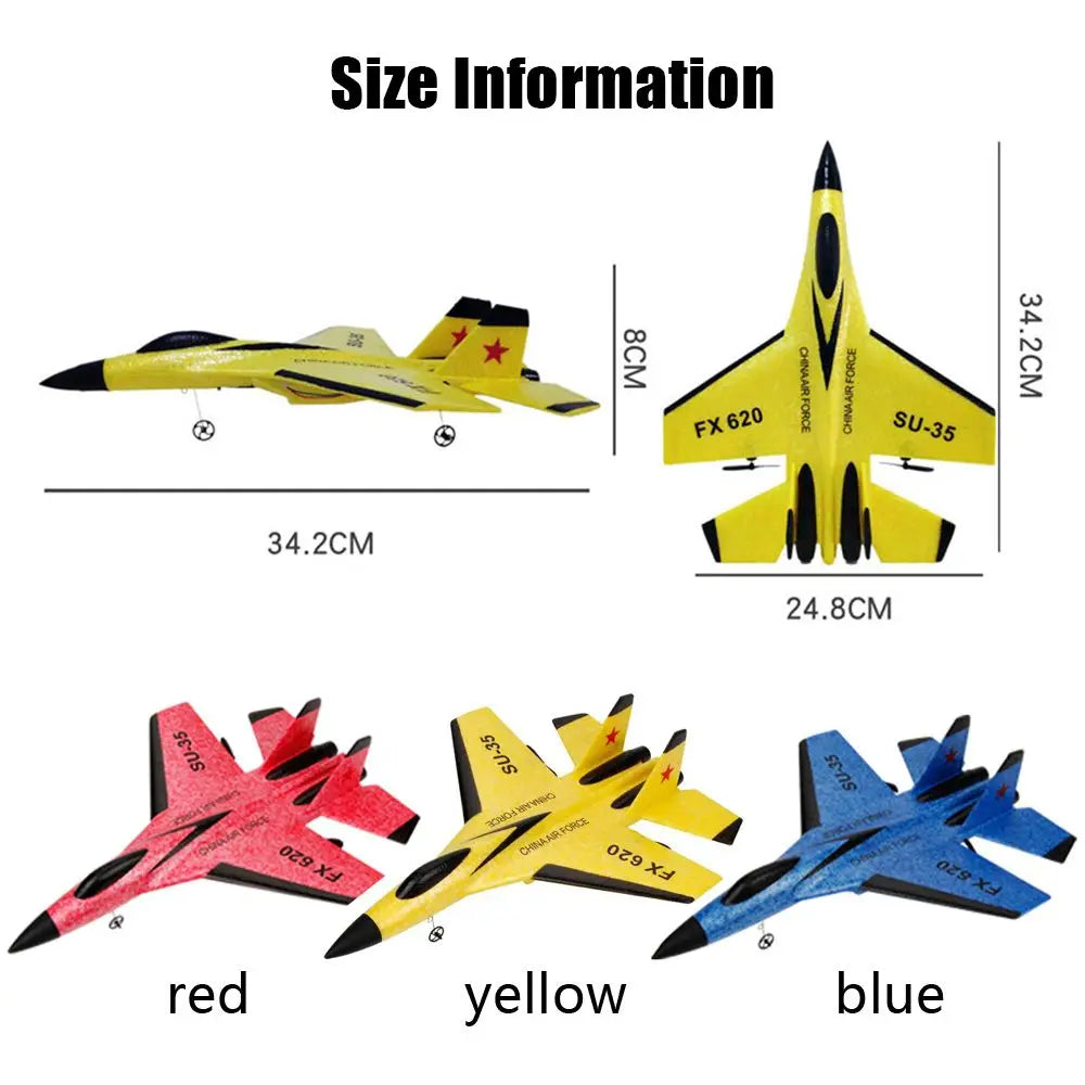 FX-620 SU-35 RC Plane - Remote Control Fighter Hobby Plan