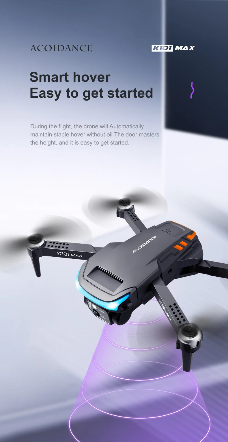K101 Max Drone,  smart hover easy