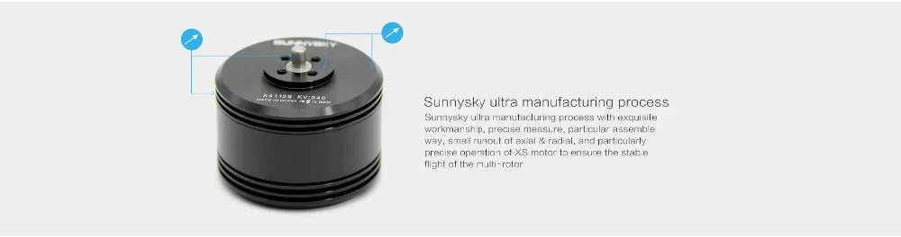 2PCS SUNNYSKY X4112S Motor - 340KV/400KV/450KV Outrunner Brushless Disc Motor for Makeflyeasy Fighter Freeman Multi-rotor Aircraft 14 2PCS SUNNYSKY X4112S Motor, Sunnyaky Ultra manufacturing process Suririysky uIra rarul