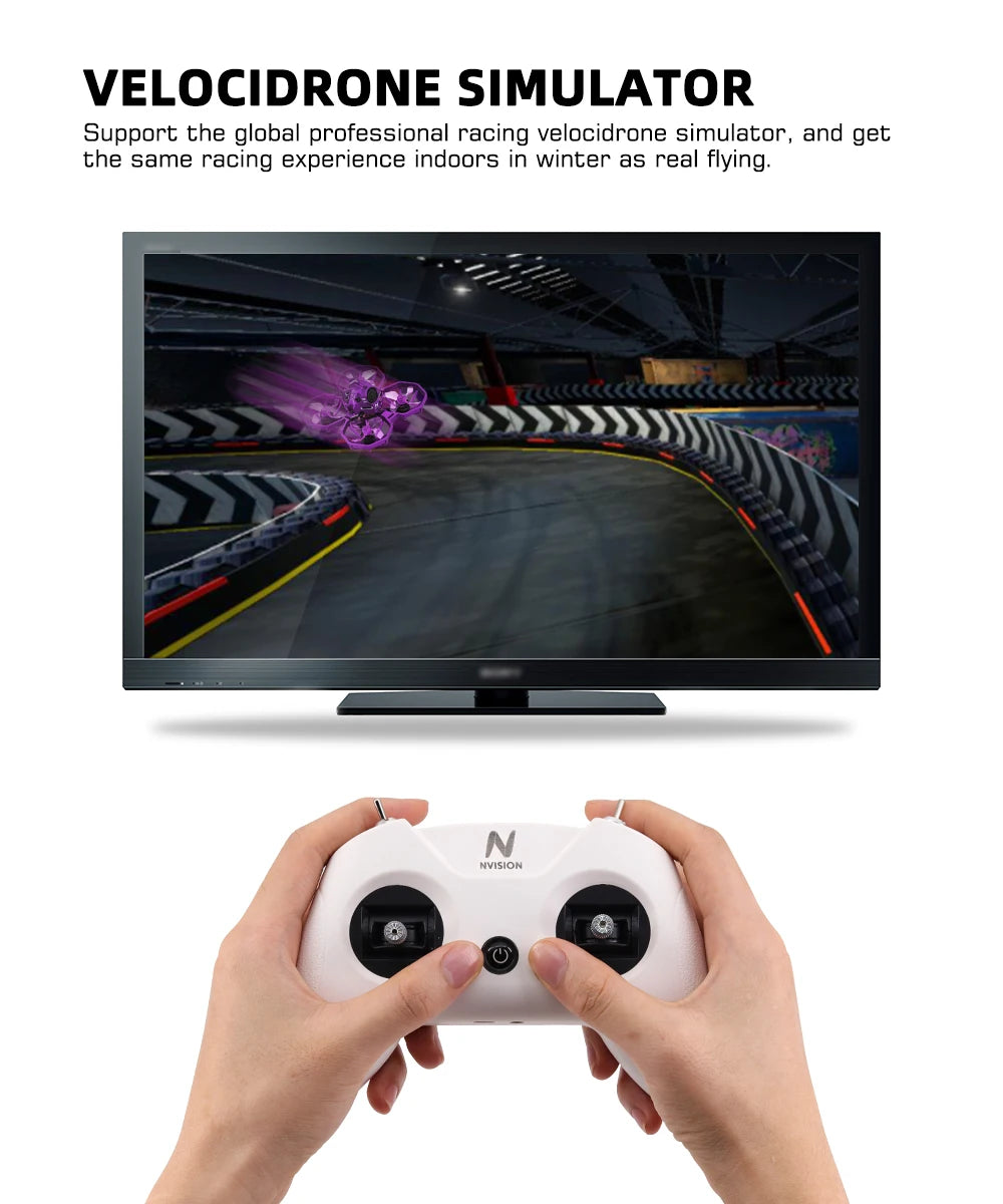 Tcmmrc Junior Racer 75 Purple Fpv Drone Kit, VELOCIDRONE SIMULATOR Support the global professional racing velocidron