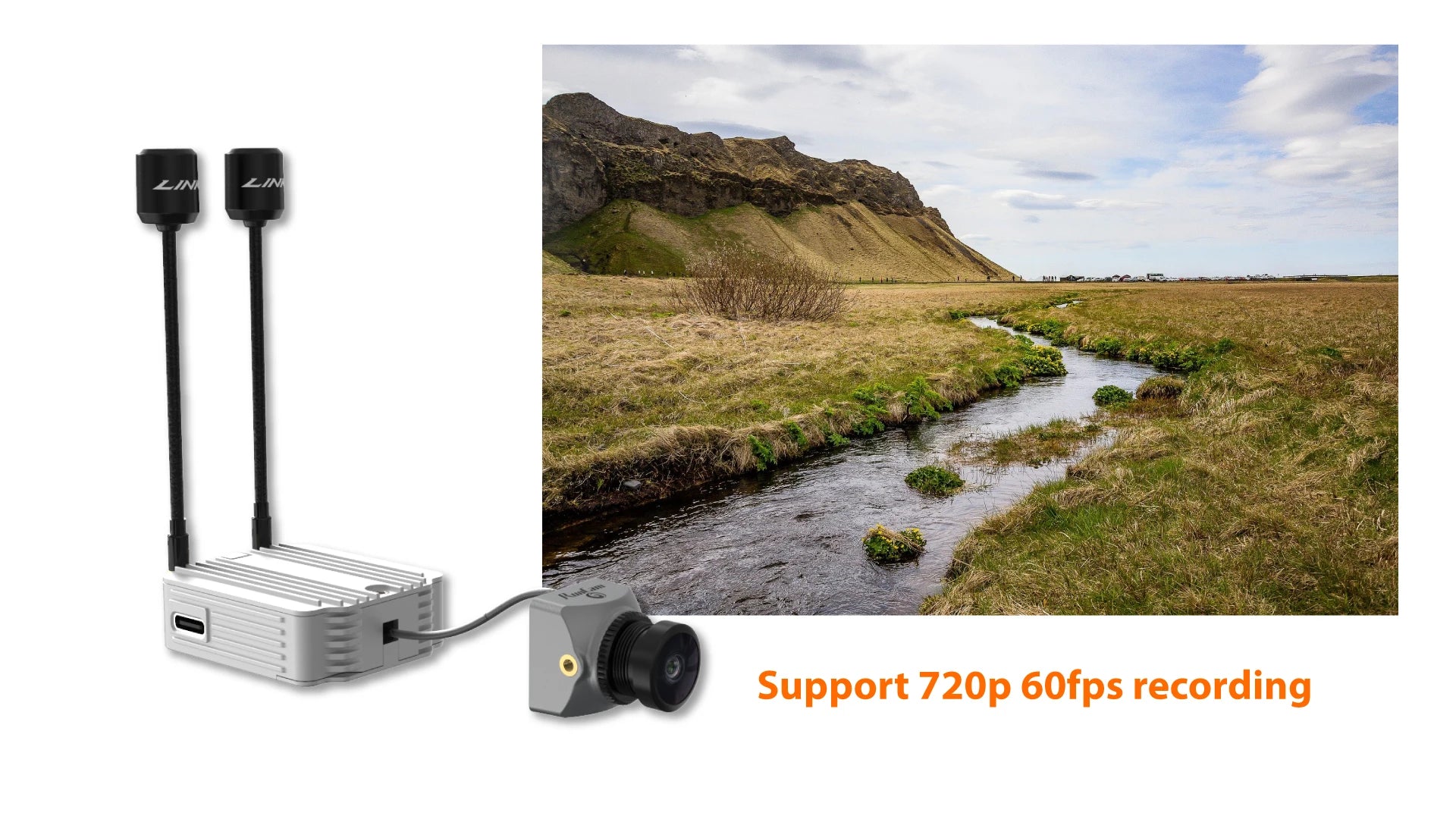 RunCam Link Phoenix HD Kit, LINA LINA Support 720p 6Ofps