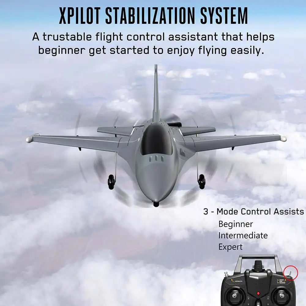 F16 Falcon RC Airplane, XPILOT STABILIZATION SYSTEM A trustable flight control assistant that