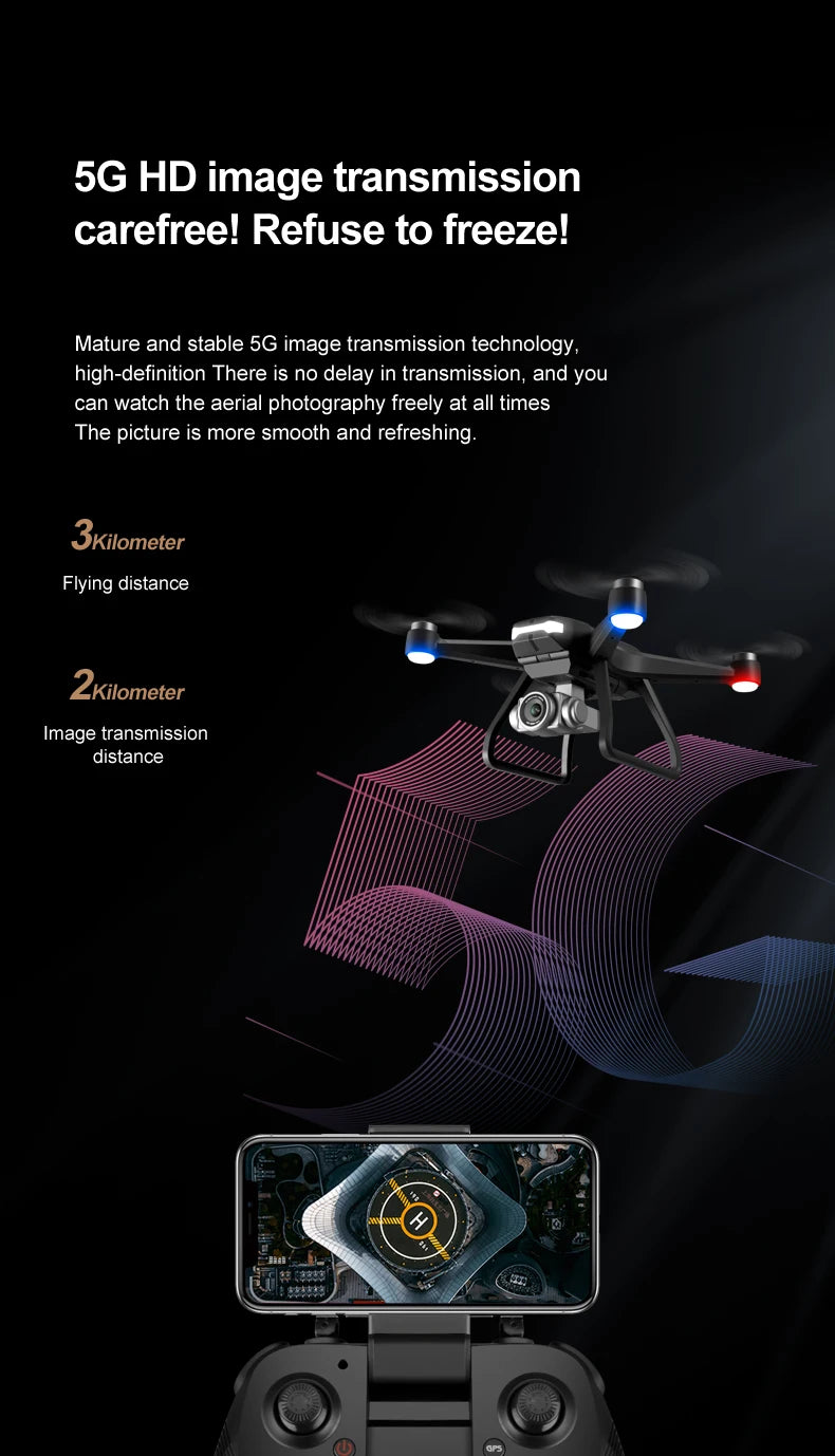 F11 PRO Drone - GPS 4K HD Dual HD Camera Professional WIFI FPV Aerial Photography Brushless Motor Quadcopter Dron Toys Professional Camera Drone 24 F11 PRO Drone, 5G HD image transmission carefreel Refuse to freezel Mature and stable 5
