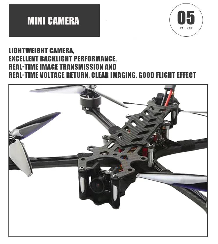 UFlight Piranha7 Pro V2 7inch FPV, UFlight Piranha7 Pro V2 drone kit for FPV racing and image transmission with 3.3G VTX and VRX quadcopter remote control.