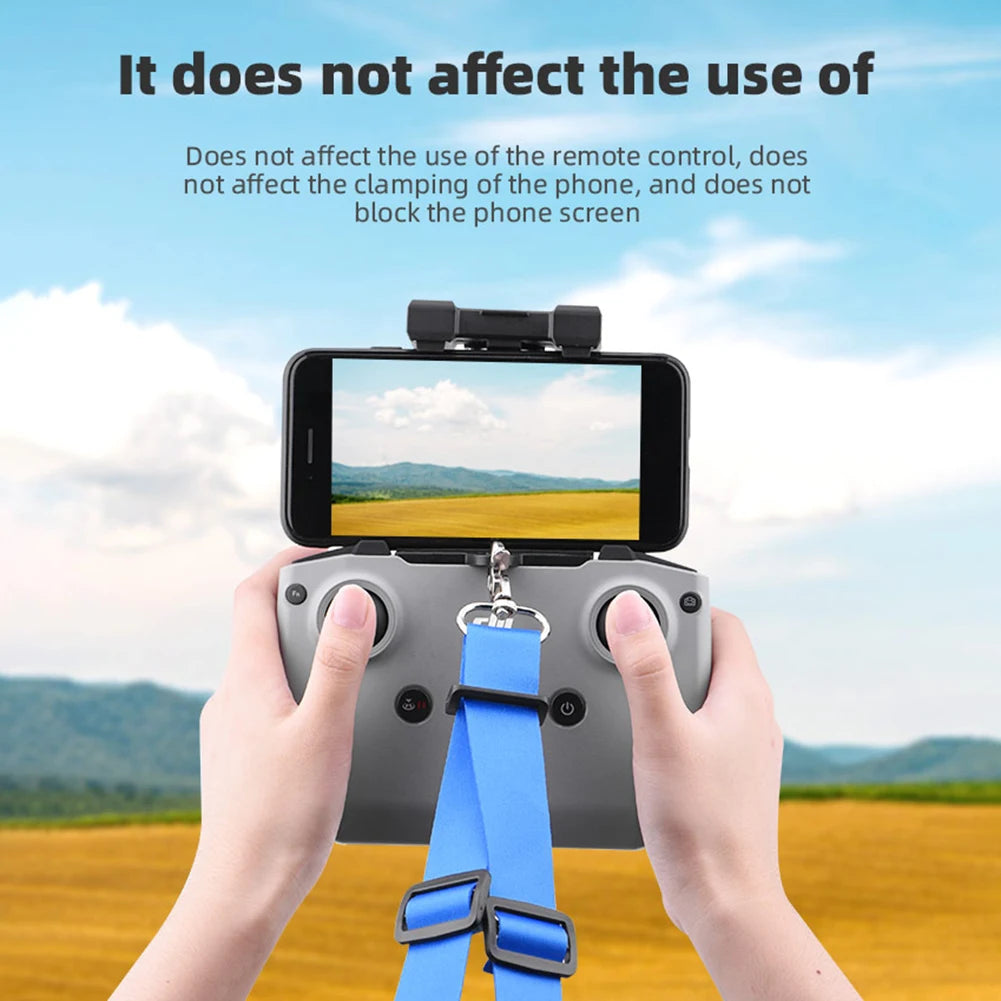 Remote Control Holder Strap for DJI AIR 2S Mini 2 Mavic Air 2 Drones Neck Lanyard Safety Belt Sling Camera Drones Accessories 15 Remote Control Holder Strap for DJI