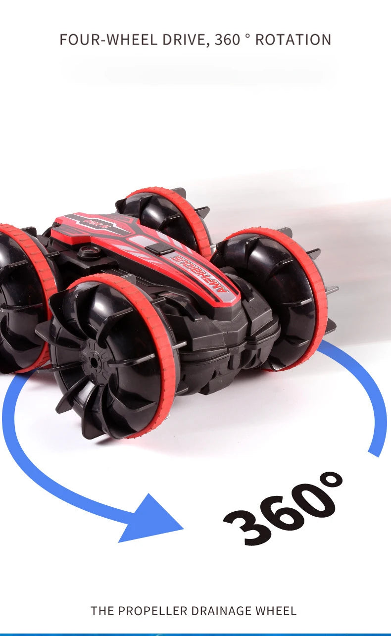 Newest High-tech Remote Control Car, FOUR-WHEEL DRIVE, 360 ROTATION THE PROPELLER